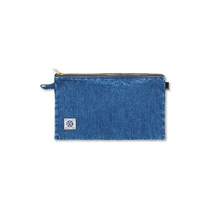 Regi Stripe Denim Carry Case | Mi Cocina