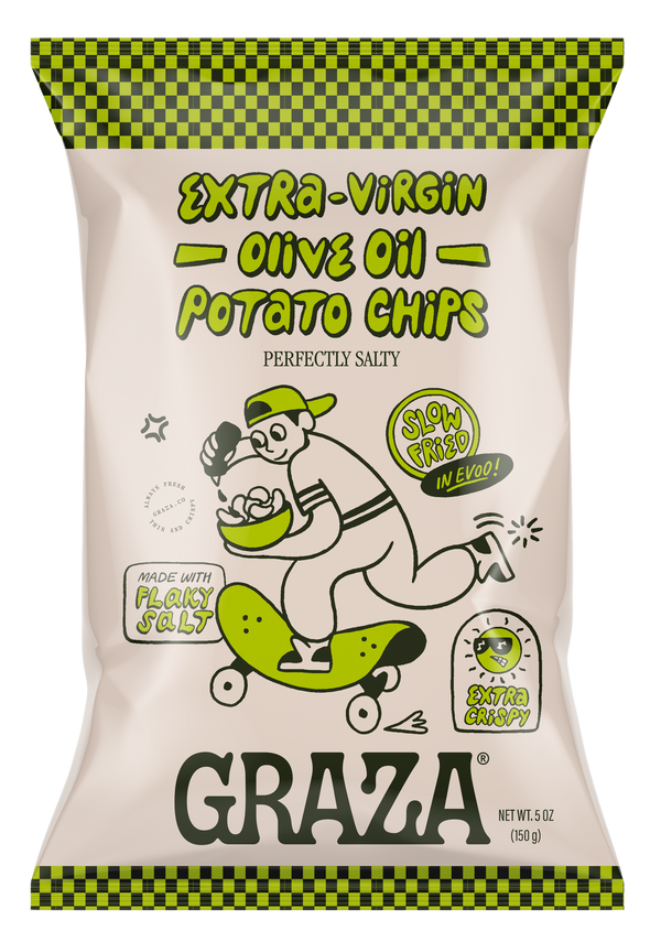 Graza's Perfectly Salty Chips Fried in EVOO | Graza