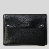 Shrunken Bison & Horween | Black | Coronado Leather