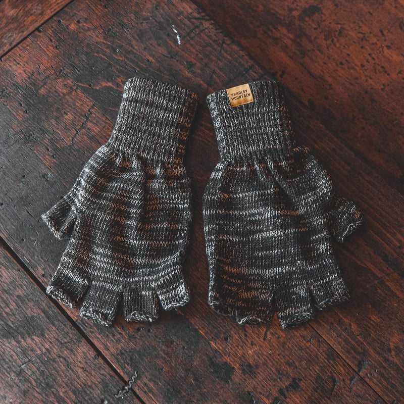 Fingerless Gloves | Desert & Natural Deerskin | Bradley Mountain