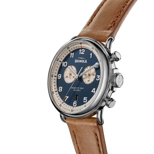 Canfield C56 Chronograph 43mm | Continental Blue | Shinola Detroit