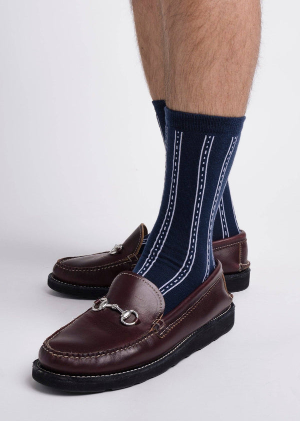 The Banker Crew Socks | Navy | American Trench