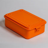 Steel Stackable Storage Box T-150 | Orange | Toyo Steel Co.