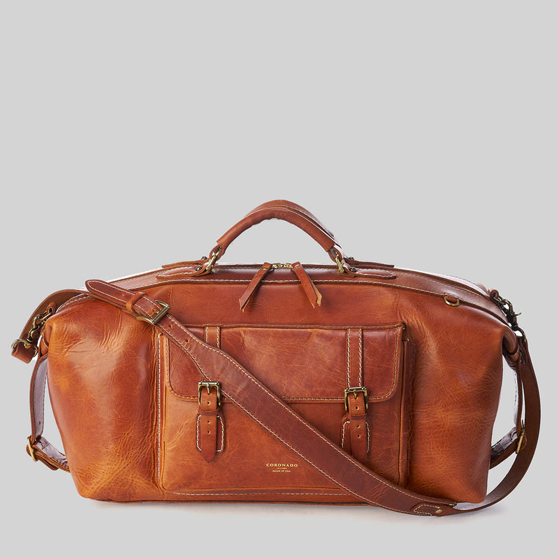 Americana CEO Duffel #207 | Chestnut | Coronado Leather