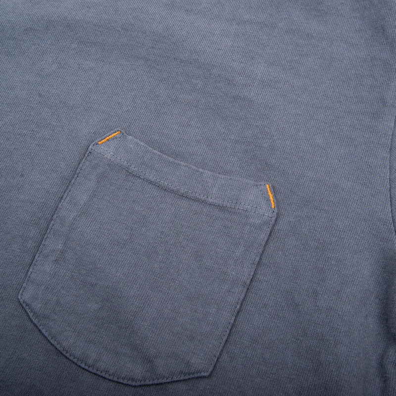 13 oz Pocket Tee | Faded Blue | Freenote Cloth