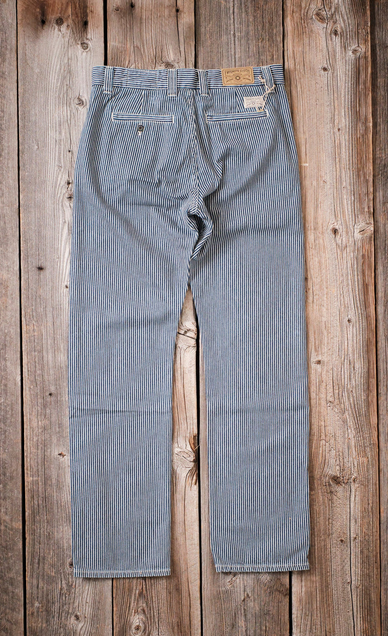 Deck Pant | Indigo Stripe | Freenote Cloth