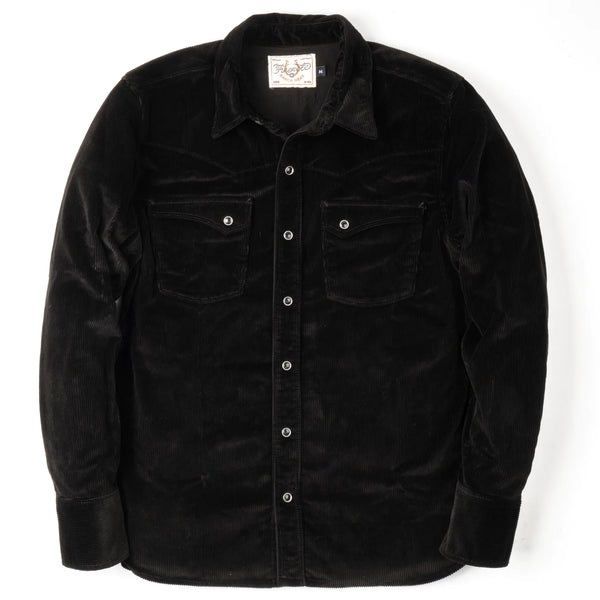 Calico Shirt | Black Corduroy | Freenote Cloth