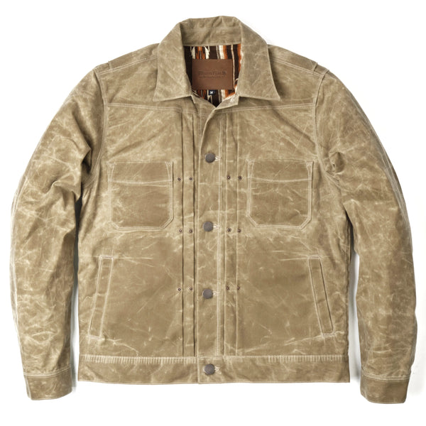 Riders Jacket | Tobacco Brown Interior | Freenote Cloth