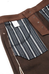 Rios Slim Straight | 15 oz. Dark Brown | Freenote Cloth