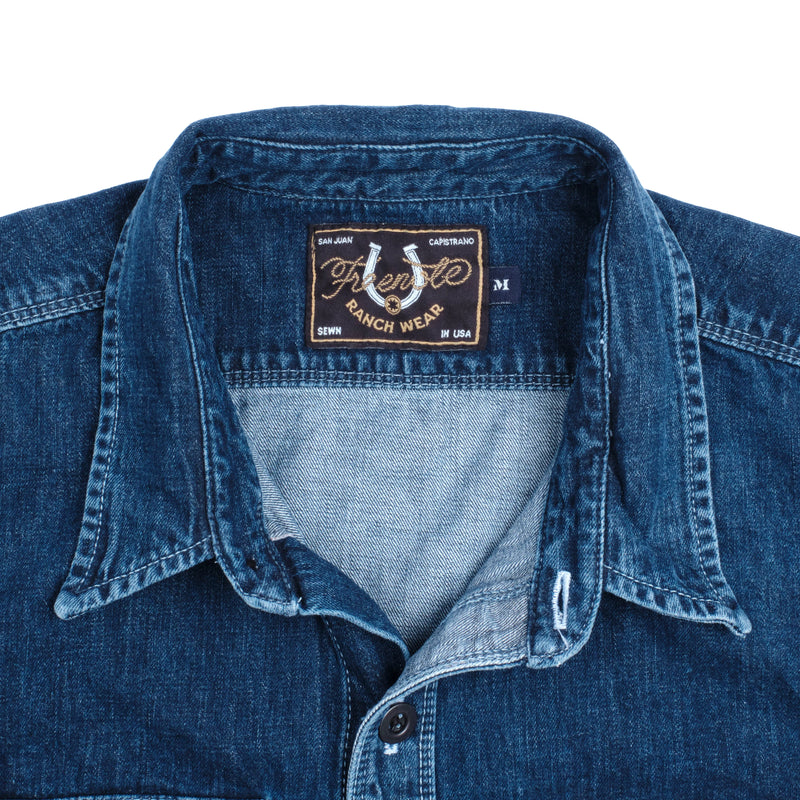 Utility Shirt | Denim | Freenote Cloth