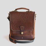 Bison Crossbody #522 | Walnut | Coronado Leather