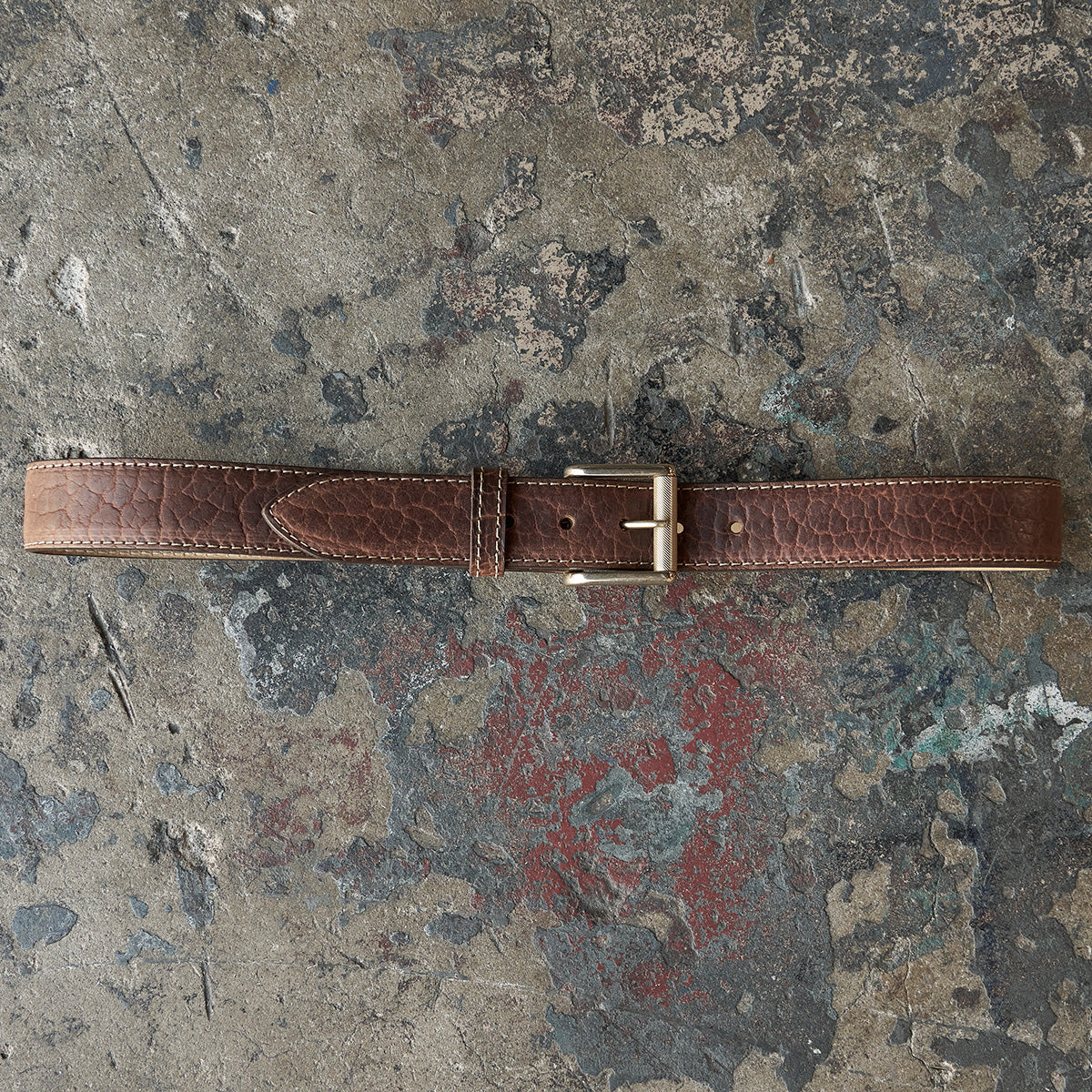 Sedona Bison Belt #100 | Walnut | Coronado Leather – Manready Sedona Bison Belt #100 | Walnut | Coronado Leather – Manready