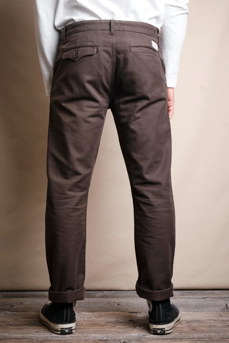 Workers Chino Slim Straight | 14 oz. Bark | Freenote Cloth