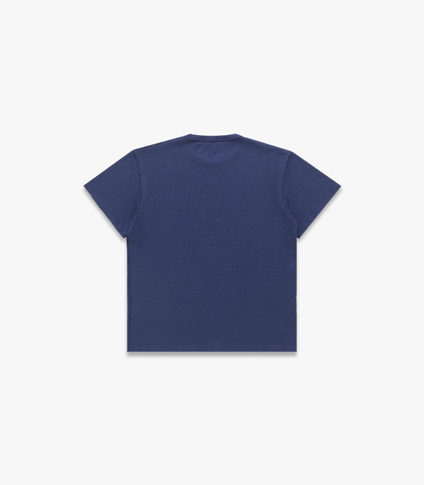 Box Knit T-shirt | French Blue | Knickerbocker