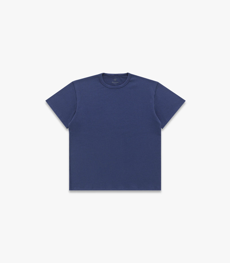 Box Knit T-shirt | French Blue | Knickerbocker