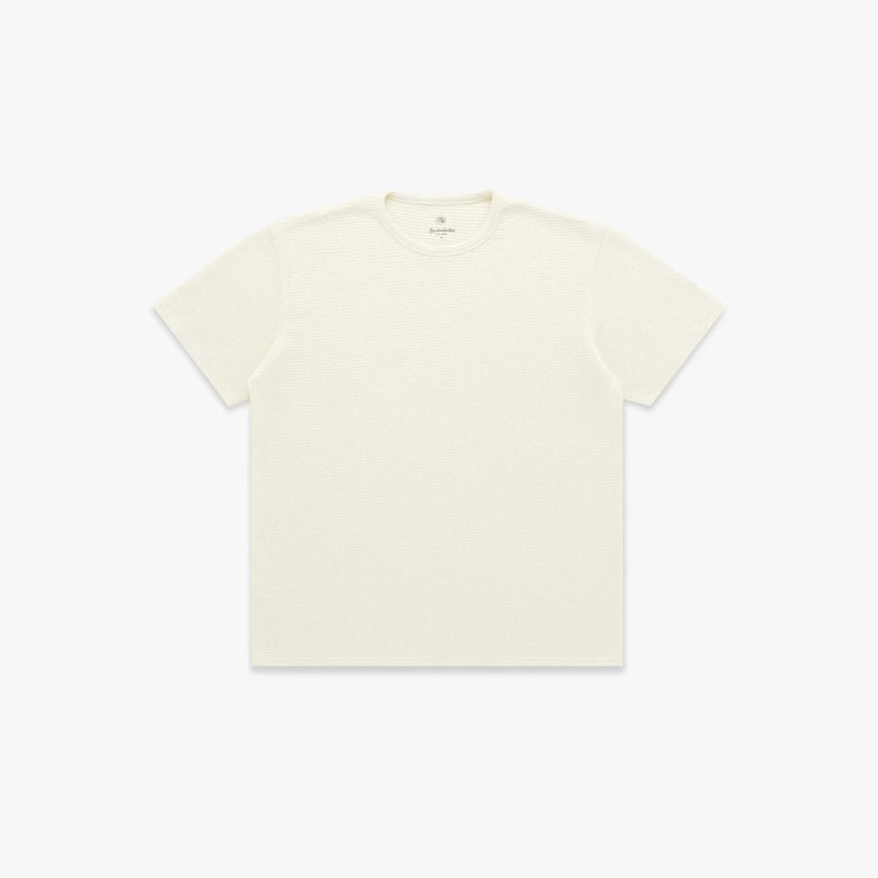 Box Knit T-shirt | Milk | Knickerbocker