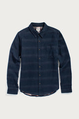 Larson Shirt | Navy Blanket Stripe | Bridge & Burn