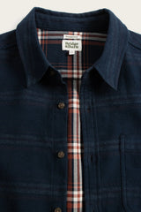 Larson Shirt | Navy Blanket Stripe | Bridge & Burn