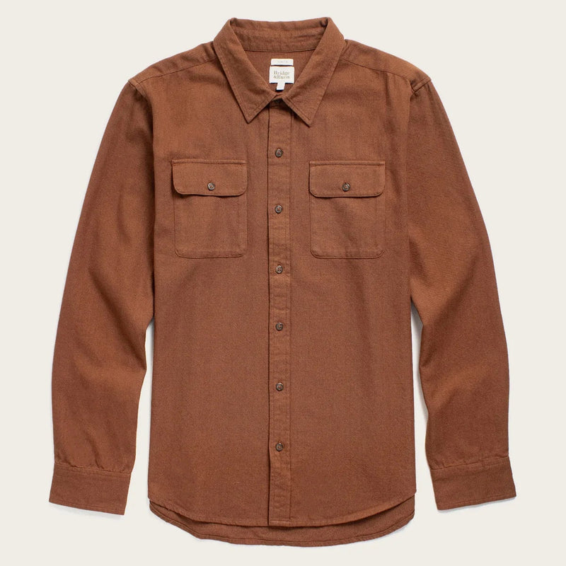 Bedford Shirt | Terracotta Melange | Bridge & Burn