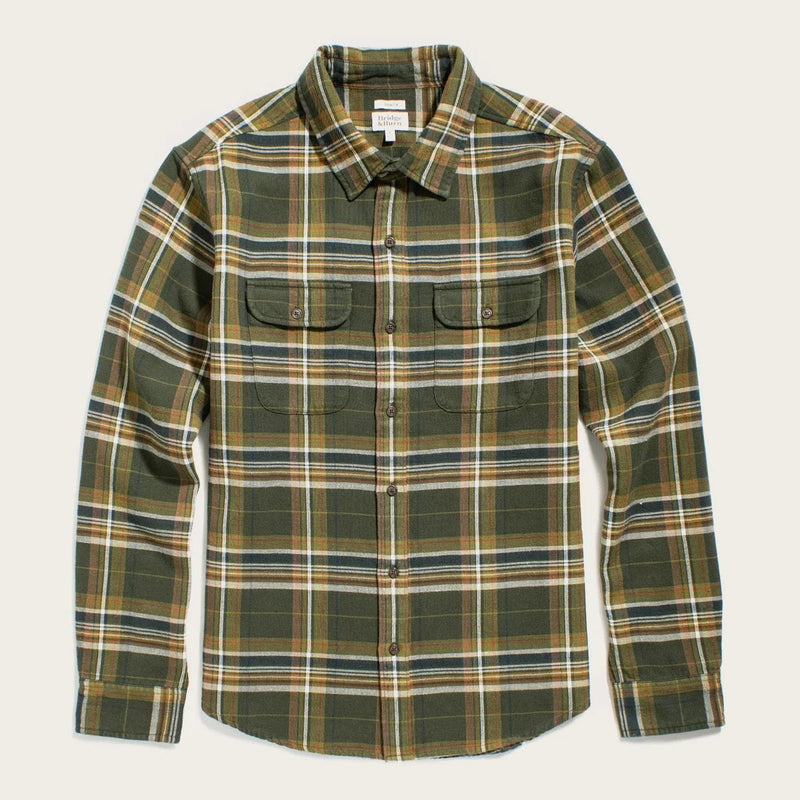 Bridge & Burn Cole Slim Shirt - Green Mountain Plaid / XXL Bridge & Burn Cole Slim Shirt - Green Mountain Plaid / XXL