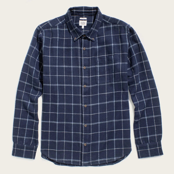 Sutton Slim Shirt | Moonrine Windowpane | Bridge & Burn
