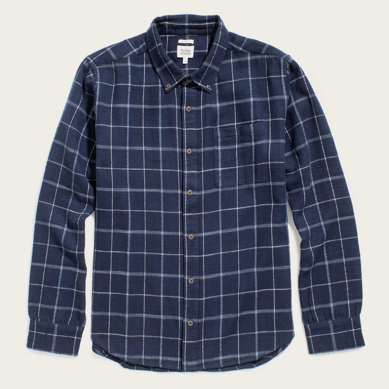 Sutton Slim Shirt | Moonrine Windowpane | Bridge & Burn