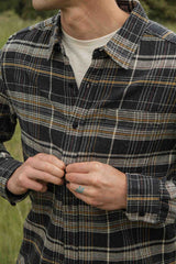 Larson Shirt | Volcanic Plaid | Bridge & Burn