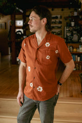 Collins Slim Shirt | Redstone Bloom | Bridge & Burn