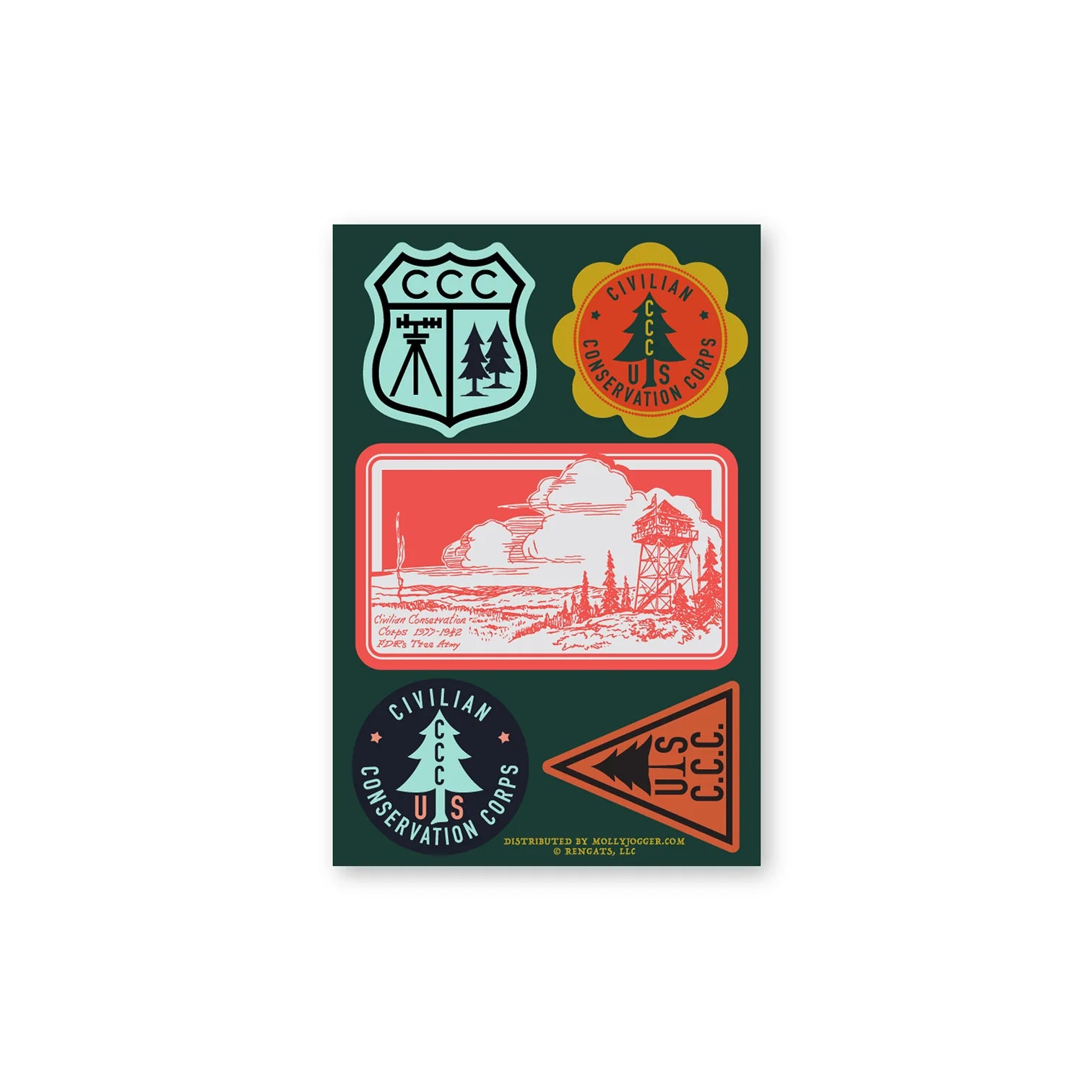 CCC Sticker Sheet | Mollyjogger – Manready Mercantile