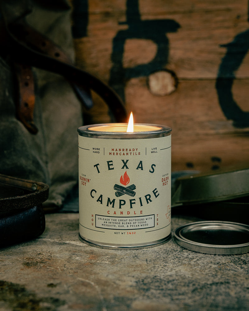 Texas Campfire Candle | Manready Mercantile