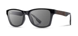 Canby ACTV Sunglasses | Black / Elm Burl | Grey | Shwood