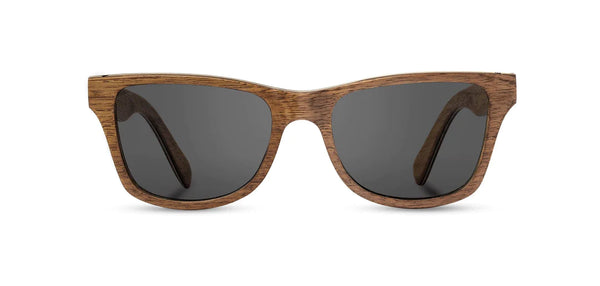 Canby Wood Sunglasses | Walnut | Grey Polarized | Shwood