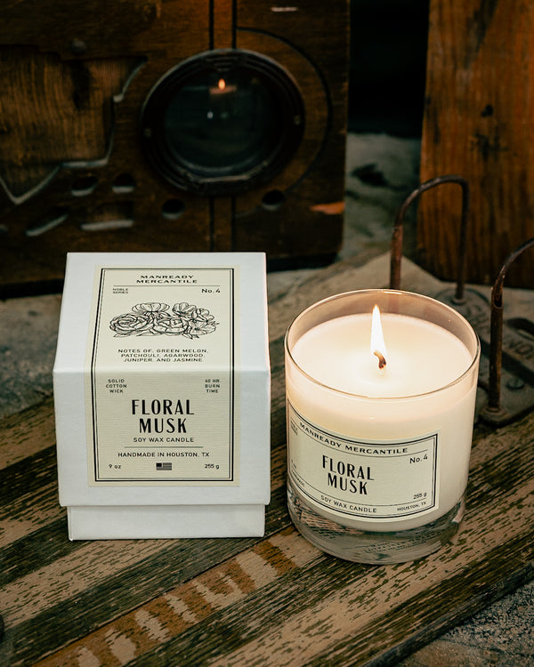 The Noble Series Soy Candle | Floral Musk | Manready Mercantile