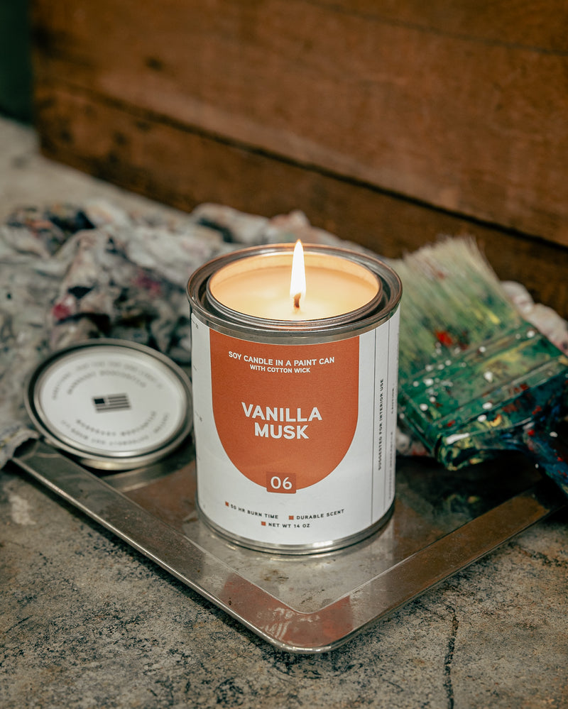 Paint Can Candle 06 | Vanilla Musk | Manready Mercantile