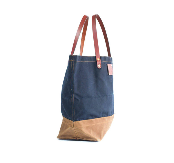 The Craft Tote Bag | Navy Top/Nutmeg Bottom | Sturdy Brothers