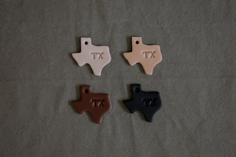 Leather Texas Key Tag | TX | Manready Mercantile
