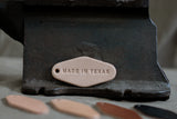 Leather Motel Key Tag | Made In Texas | Manready Mercantile