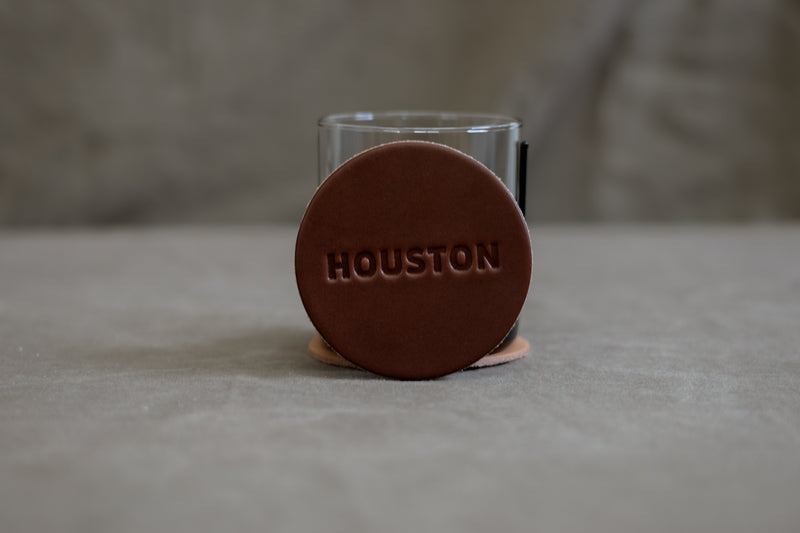 Leather Coaster | Houston | Manready Mercantile