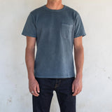 13 oz Pocket Tee | Faded Blue | Freenote Cloth