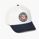 Hero Logo Contrast Hat | Navy & Red | Breezy Golf