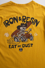 Eat My Dust Pocket Tee | Gold | Iron & Resin