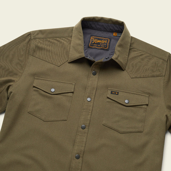 Stockman Stretch Snapshirt | Mountain Green | Howler Bros