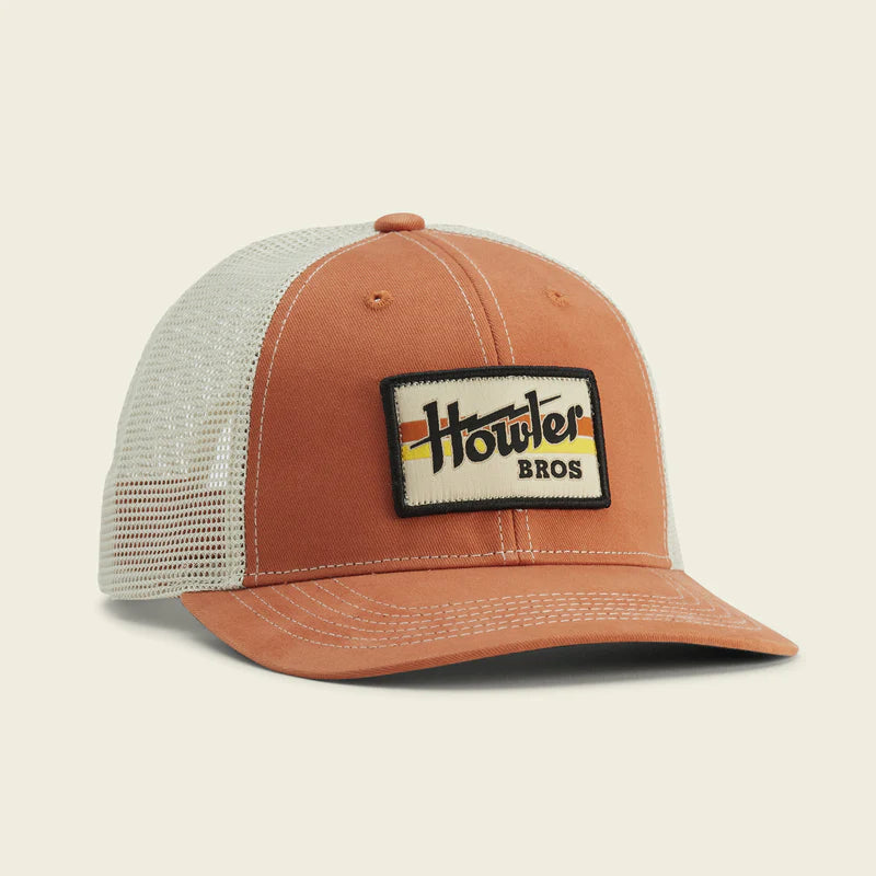 Electric Stripe Standard Hat | Pumpkin Stone | Howler Bros