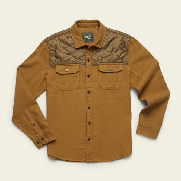 Quintana Quilted Flannel | Teak | Howler Bros