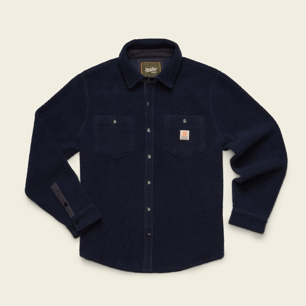 Allegheny Fleece Overshirt | Dark Indigo | Howler Bros