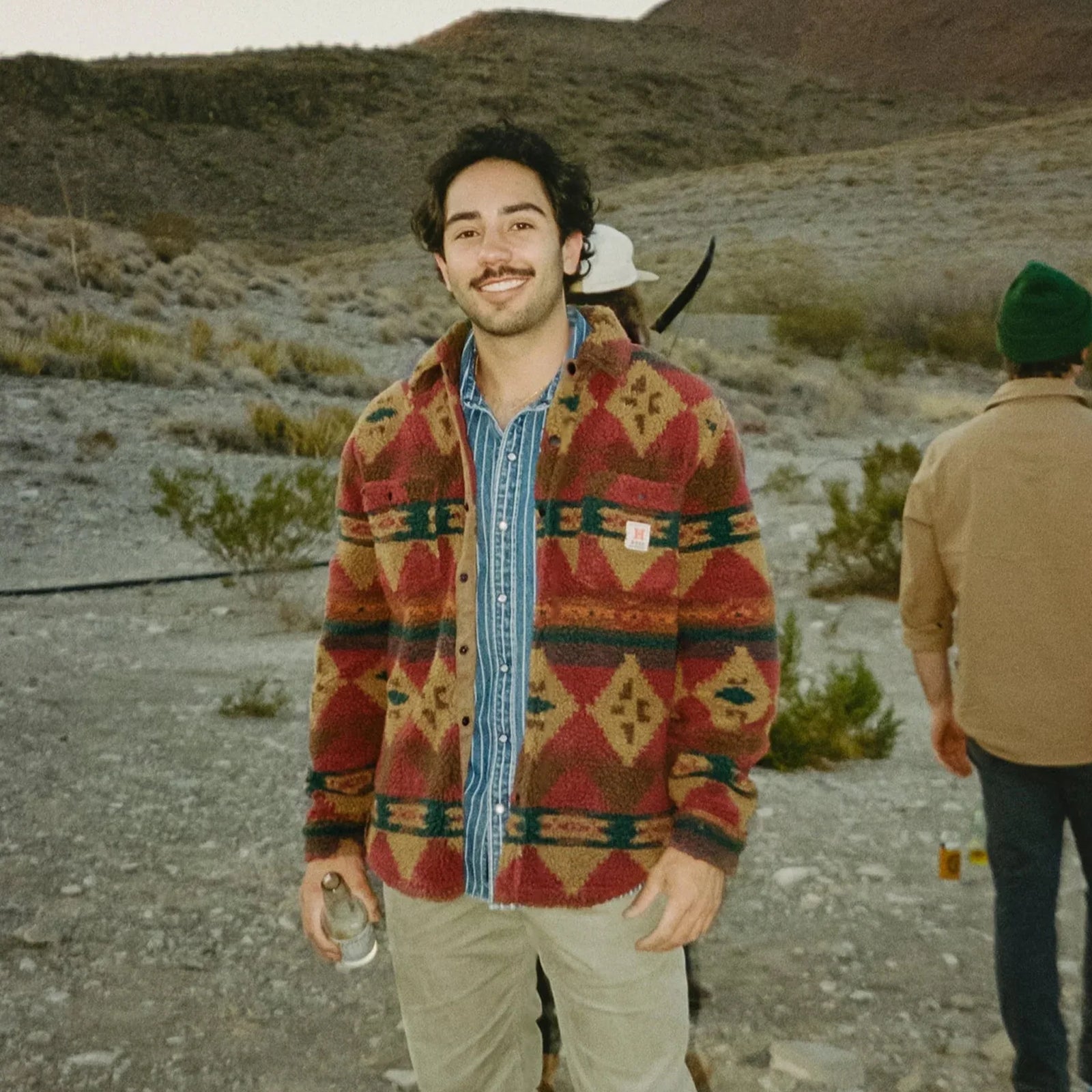 Allegheny Fleece Overshirt | Mitla Motifs: Bricks | Howler Bros