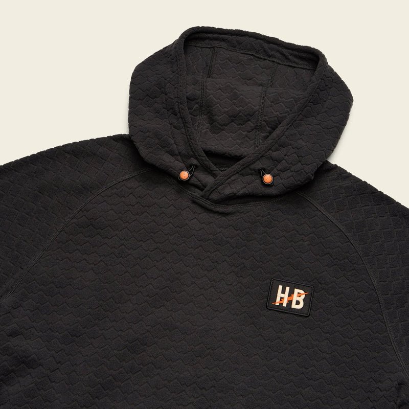 Palo Duro Fleece Hoodie | Mountain Grid Antique Black | Howler Bros
