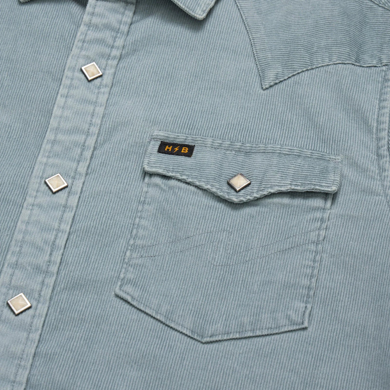 Banning Corduroy Snapshirt | Iron Blue | Howler Bros