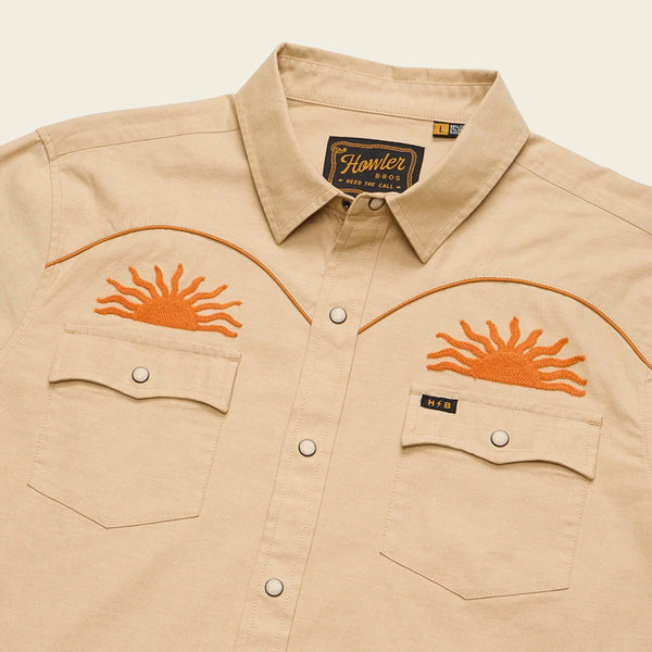 Crosscut Deluxe Snapshirt | El Sol : Gold | Howler Bros