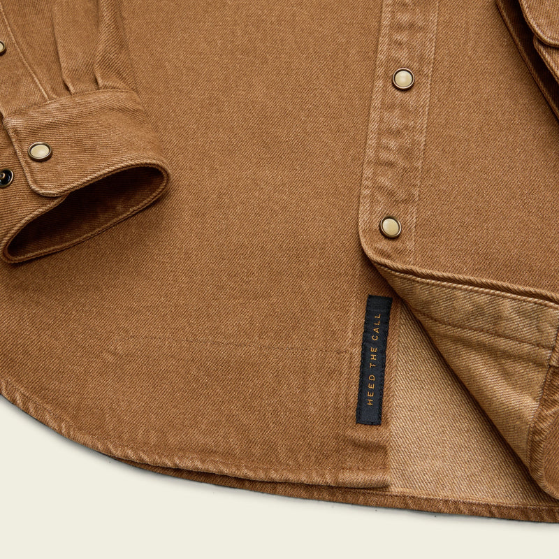 Dust Up Denim Snapshirt | Owens Oaker Wash | Howler Bros